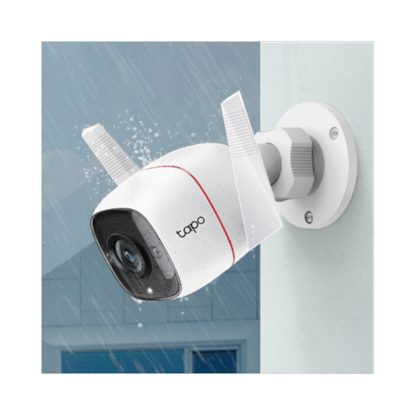 Cámara IP Wi-Fi para exterior, 3MPX, audio doble vía, visión nocturna, notificaciónes - IPhone y Android.